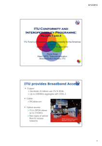 ITU Conformity and Interoperability Programme: