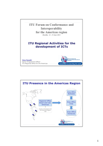ITU Forum on Conformance and Interoperability for the Americas region
