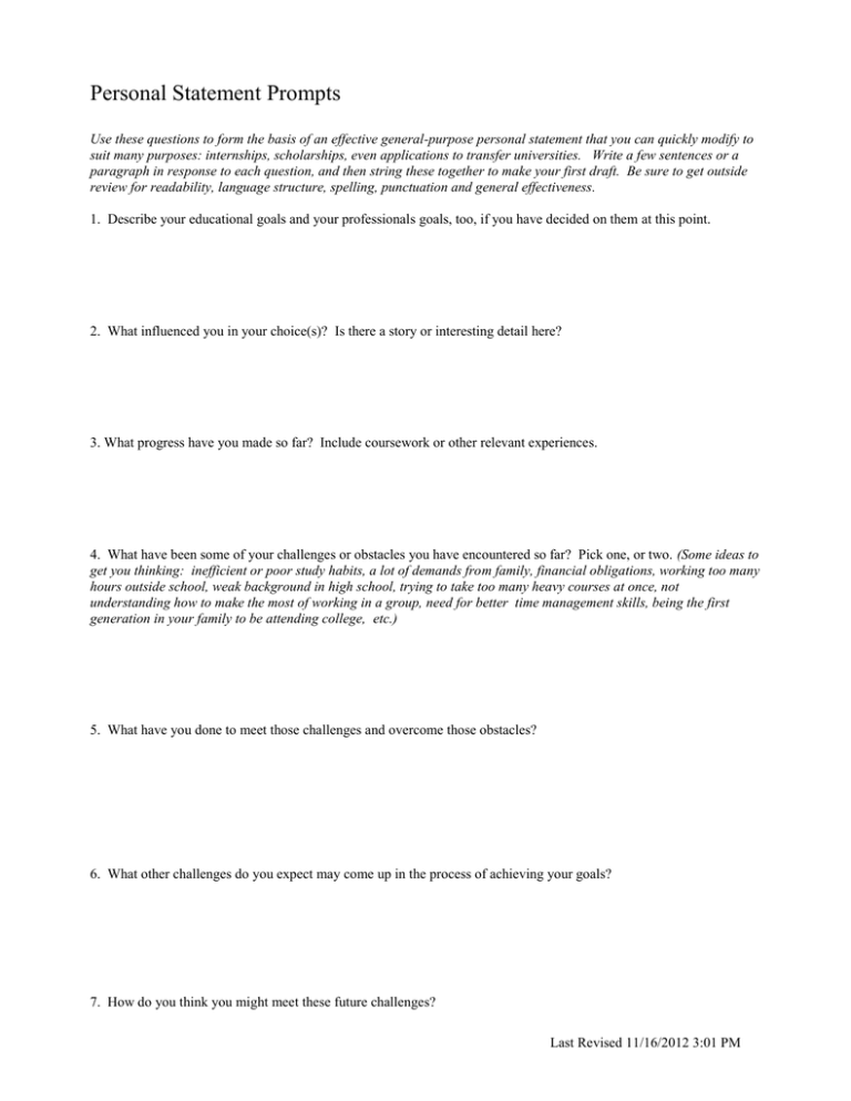 personal statement uc prompts