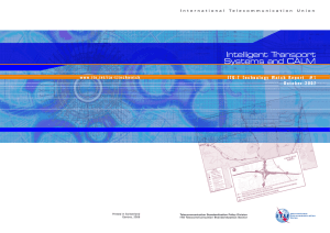 Intelligent Transport Systems and CALM