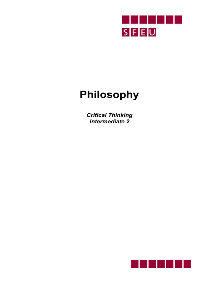 philosophy.hku.hk critical thinking