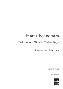 abc Home Economics Fashion and Textile Technology Consumer Studies