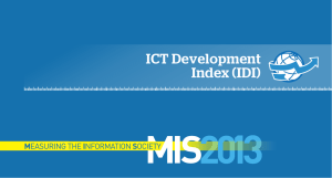 ICT Development Index (IDI) M