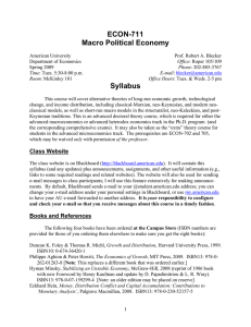 ECON-711 Macro Political Economy Syllabus