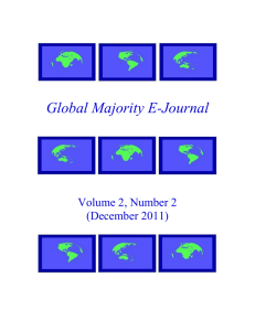 Global Majority E-Journal  Volume 2, Number 2 (December 2011)
