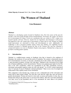 The Women of Thailand  Liza Romanow Abstract
