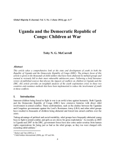 Uganda and the Democratic Republic of Congo: Children at War