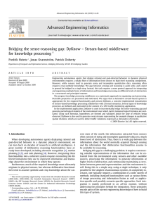 Bridging the sense-reasoning gap: DyKnow – Stream-based middleware for knowledge processing