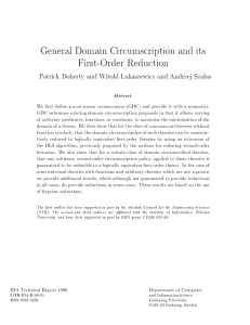 General Domain Circumscription and its First-Order Reduction
