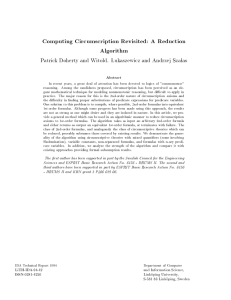 Computing Circumscription Revisited: A Reduction Algorithm
