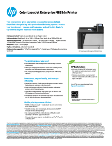 Color LaserJet Enterprise M855dn Printer