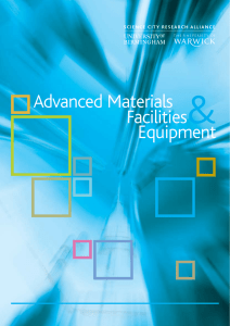 &amp; Advanced Materials Facilities Equipment