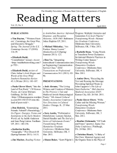 PUBLICATIONS Tim Dayton, Progress: Multiple Literacies and