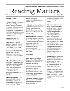 Reading Matters PUBLICATIONS