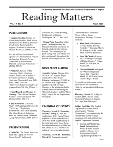 Reading Matters