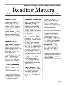Reading Matters