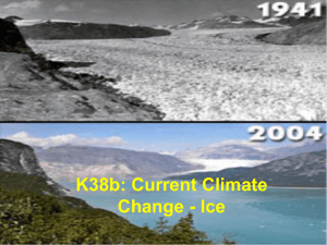 K38b: Current Climate Change - Ice