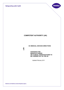 1 COMPETENT AUTHORITY (UK)