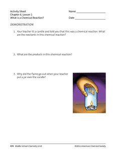 Activity Sheet  Name ____________________ Chapter 6, Lesson 1