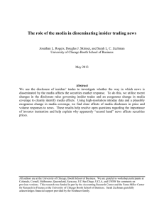 The role of the media in disseminating insider trading news