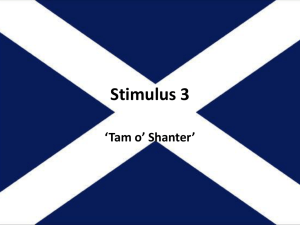 Stimulus 3 ‘Tam o’ Shanter’
