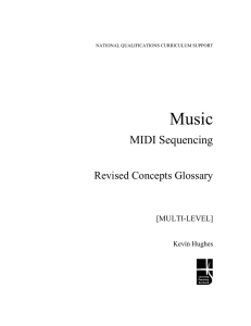 abc  Music MIDI Sequencing