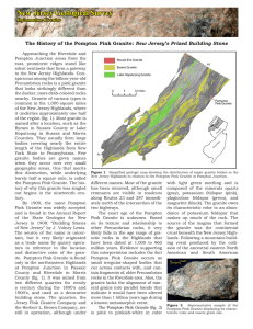 New Jersey Geological Survey New Jersey’s Prized Building Stone Information Circular