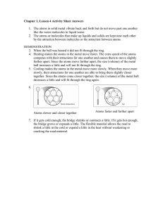 Chapter 1, Lesson 4 Activity Sheet Answers