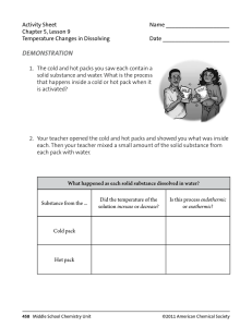 Activity Sheet  Name ____________________ Chapter 5, Lesson 9