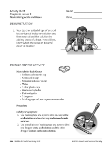Activity Sheet  Name ____________________ Chapter 6, Lesson 9