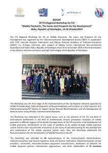 REPORT Of ITU Regional Workshop for CIS