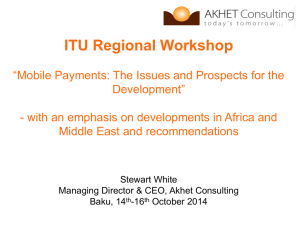 ITU Regional Workshop