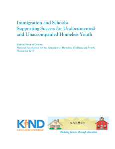 Immigration and Schools: Supporting Success for Undocumented and Unaccompanied Homeless Youth