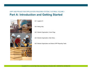 Part A: Introduction and Getting Started A.1 A.2