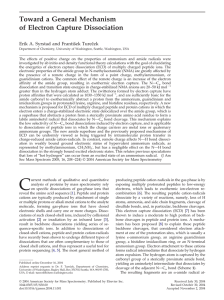 Toward a General Mechanism of Electron Capture Dissociation