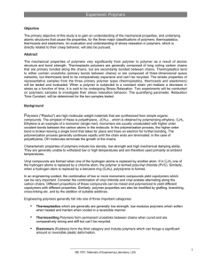 Experiment: Polymers