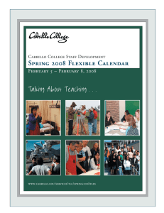Spring  Flexible Calendar  Talking About Teaching . . .