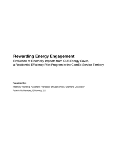 Rewarding Energy Engagement