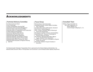A CKNOWLEDGMENTS Consultant Team Technical Advisory Committee