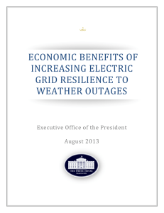 ECONOMIC BENEFITS OF INCREASING ELECTRIC GRID RESILIENCE TO