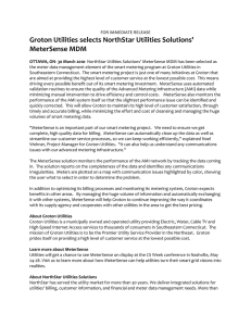 Groton Utilities selects NorthStar Utilities Solutions' MeterSense MDM