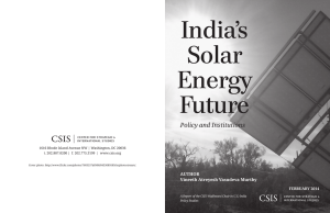 India’s Solar Energy Future