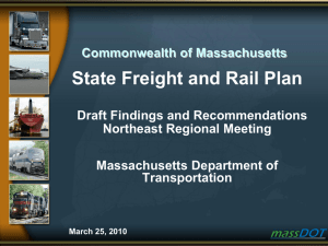 State Freight and Rail Plan