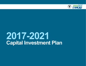 2017-2021 Capital Investment Plan