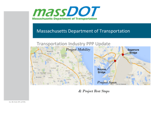 Massachusetts Department of Transportation Transportation Industry PPP Update  Project Mobility