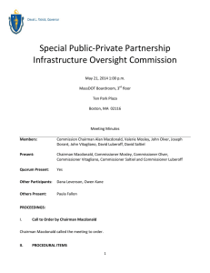 Special Public-Private Partnership Infrastructure Oversight Commission