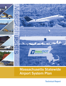 Massachusetts Statewide Airport System Plan Technical Report