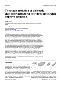 The static actuation of dielectric elastomer actuators: how does pre-stretch improve actuation?