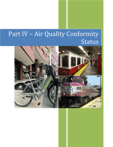 Par t IV –  Air Quality Conformity Status