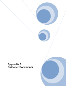Appendix A Guidance Documents